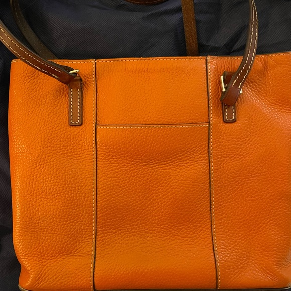 Dooney & Bourke Bags Orange Leather Dooney And Bourke Purse Poshmark